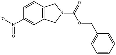 benzyl 5-nitro-1,3-dihydro-2H-isoindole-2-carboxylate Structure