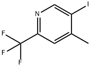 5-Iodo-4-methyl-2-trifluoromethyl-pyridine Structure