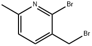 2-Bromo-3-(bromomethyl)-6-methylpyridine Structure