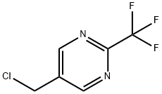 5-(chloromethyl)-2-(trifluoromethyl)pyrimidine Structure