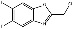 2-Chloromethyl-5,6-difluoro-benzooxazole Structure