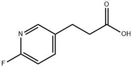 3-(6-fluoropyridin-3-yl)propanoic acid Structure