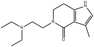 5-(2-diethylamino-ethyl)-3-methyl-1,5,6,7-tetrahydro-pyrrolo[3,2-c]pyridine-4-one Structure
