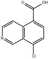 8-chloroisoquinoline-5-carboxylic acid 구조식 이미지