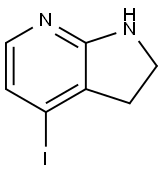 4-iodo-2,3-dihydro-1H-pyrrolo[2,3-b]pyridine Structure