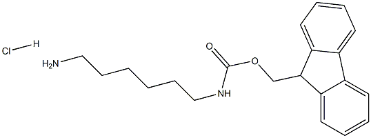 N-Fmoc-1,6-diaminohexane HCl Structure