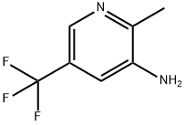 2-Methyl-5-(trifluoromethyl)pyridin-3-amine Structure