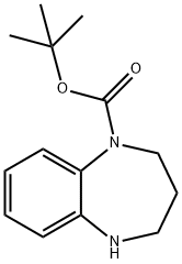 tert-Butyl 2,3,4,5-tetrahydro-1H-1,5-benzodiazepine-1-carboxylate Structure