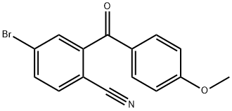 4-bromo-2-(4-methoxybenzoyl)benzonitrile 구조식 이미지