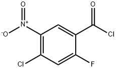 4-chloro-2-fluoro-5-nitrobenzoyl chloride Structure