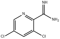 3,5-dichloropicolinimidamide hydrochloride 구조식 이미지