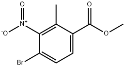 methyl 4-bromo-2-methyl-3-nitrobenzoate 구조식 이미지