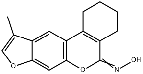 (5E)-N-hydroxy-10-methyl-1,2,3,4-tetrahydro-5H-benzo[c]furo[3,2-g]chromen-5-imine Structure