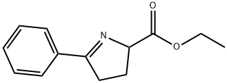 ethyl 5-phenyl-3,4-dihydro-2H-pyrrole-2-carboxylate Structure
