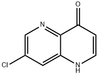 7-chloro-1,5-Naphthyridin-4(1H)-one 구조식 이미지