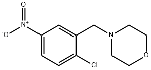 4-(2-chloro-5-nitrobenzyl)morpholine Structure