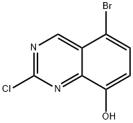 8-Quinazolinol, 5-bromo-2-chloro- Structure