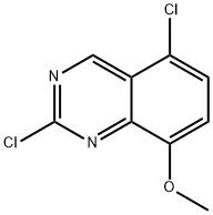 Quinazoline, 2,5-dichloro-8-methoxy- Structure