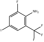 2-Fluoro-4-iodo-6-trifluoromethyl-phenylamine Structure
