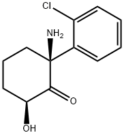 Cyclohexanone,2-amino-2-(2-chlorophenyl)-6-hydroxy-,(2S,6S)- 구조식 이미지