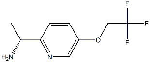 (1R)-1-[5-(2,2,2-trifluoroethoxy)-2-pyridyl]ethanamine 구조식 이미지