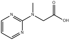 2-(methyl(pyrimidin-2-yl)amino)acetic acid Structure