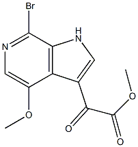 954215-11-3 methyl 2-(7-bromo-4-methoxy-1H-pyrrolo[2,3-c]pyridin-3-yl)-2-oxoacetate