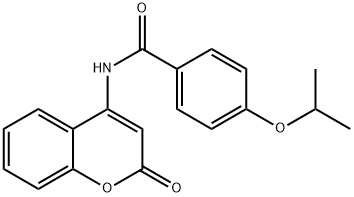 4-isopropoxy-N-(2-oxo-2H-chromen-4-yl)benzamide Structure