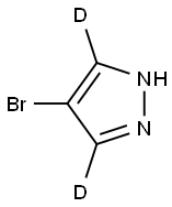 4-Bromo-1H-pyrazole-3,5-d2 Structure