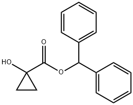 benzhydryl1-hydroxycyclopropane-1-carboxylate Structure