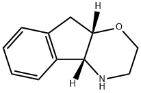 (4aR,9aS)-2,3,4,4a,9,9a-hexahydroindeno[2,1-b][1,4]oxazine 구조식 이미지