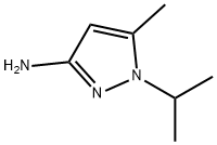 1-isopropyl-5-methyl-pyrazol-3-amine Structure