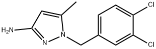 1-(3,4-dichlorobenzyl)-5-methyl-1H-pyrazol-3-amine Structure