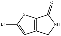 2-bromo-4H-thieno[2,3-c]pyrrol-6(5H)-one 구조식 이미지