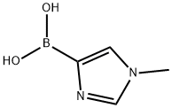 B-(1-methyl-1H-imidazol-4-yl)- Boronic acid 구조식 이미지