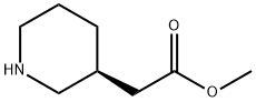 3-Piperidineacetic acid,methyl ester,(3S)- Structure