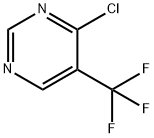 4-CHLORO-5-(TRIFLUOROMETHYL)PYRIMIDINE 구조식 이미지