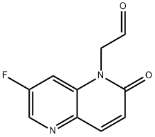 7-fluoro-2-oxo-1,5-Naphthyridine-1(2H)-acetaldehyde Structure