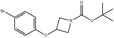 tert-butyl 3-(4-bromophenoxy)azetidine-1-carboxylate Structure