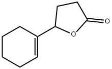 2(3H)-Furanone, 5-(1-cyclohexen-1-yl)dihydro-
 Structure