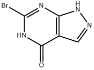 6-Bromopyrazolo[3,4-d]pyrimidin-4(5H)-one 구조식 이미지
