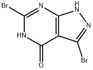 3,6-Dibromopyrazolo[3,4-d]pyrimidin-4(5H)-one Structure