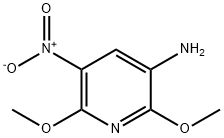 2,6-Dimethoxy-5-nitro-pyridin-3-ylamine Structure