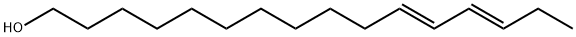 (11E,13E)-Hexadecadien-1-ol Structure