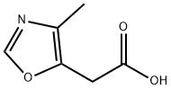 4-Methyloxazole-5-acetic Acid Structure