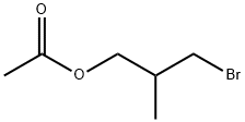 3-Bromo-2-methylpropyl acetate Structure