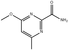 4-Methoxy-6-methylpyrimidine-2-carboxamide 구조식 이미지