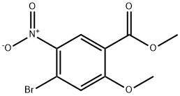 4-Bromo-2-methoxy-5-nitro-benzoic acid methyl ester Structure