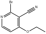 2-Bromo-4-ethoxynicotinonitrile 구조식 이미지