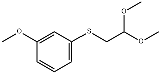 1-(2,2-DIMETHOXY-ETHYLSULFANYL)-3-METHOXY-BENZENE Structure